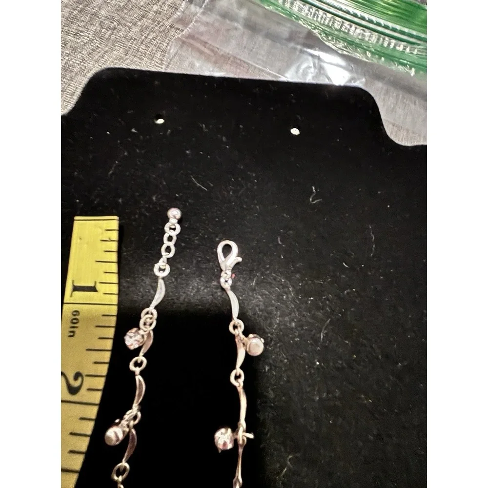 Silver Tone Anklet 10